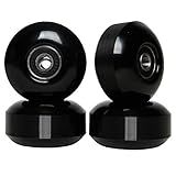 Rodas De Skate Freedare Com Rolamentos 52 Mm Street Wheels Skateboard Tricks Conjunto Com 4 Preto 52mm
