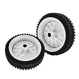 Rodas Dianteiras Para Cortador De Grama Servem Para Craftsman 180773 532180773 Para AYP Poulan 180775 532180775 Branco