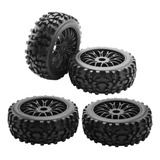 Rodas E Pneus Rc Buggy De 4 Peças Com Rodas Hexagonais De 17