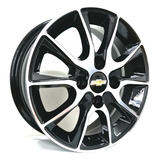 Rodas Esportivas Aro 15 Onix Celta Prisma Agile jg bicos Cor Preto Com Diamantado
