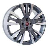 Rodas Fiat Palio Sporting Uno Aro 14 4x98 jogo Bicos Cor Grafite Diamantado