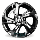 Rodas Honda Fit E City Aro 15 4x100 jogo Bicos S279 Cor Black Piano