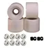 Rodas Longboard 70mm 78a Amarelada   Rolamentos Abec 5