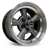 Rodas Palito Aro 15 Cragar Maverick Ranger 5x114 Jogo Cor Grafite