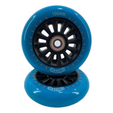 Rodas Patinete patins Crème 100mm 2 Unidades Abec 7