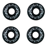 Rodas Patins Street 57mm 90a Traxart Skulls Out Inline 4un