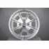 Rodas Porsche 914 P/ Fusca Aro 15x5,5 4x130 (jogo) +bicos Cor Prata Diamantada
