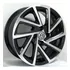 Rodas R-seven Voyage Gol Aro 15 4x100 (jogo) + Bicos Cor Preto Com Diamantado