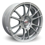 Rodas Racing Scorro Golf Fox Aro 17 5x100 jogo Bicos Cor Prata Natural