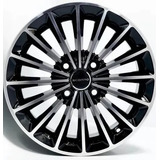 Rodas Scorro Aro 15 4x100 jogo bicos Cor Preto Borda E Face Diamantada