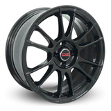 Rodas Scorro Esportivas Civic Aro 17 5x114 jogo Bicos Cor Black Piano