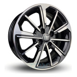 Rodas Scorro Fiat Cronos Argo Aro 14 4x98 jogo Bicos Cor Preto Com Diamantado