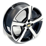 Rodas Scorro Onix Ltz Prisma Aro 15 4x100 jogo bicos Cor Preto Com Diamantado