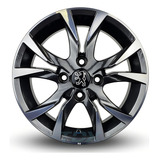 Rodas Scorro Peugeot Citroen S215 Aro 15 4x108 Bicos Cor Grafite Cromo Diamantado