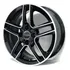 Rodas Scorro S217 Aro 15 4x100 (jogo) + Bicos Cor Preto Com Diamantado