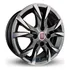 Rodas Scorro Uno Siena Cronos Fiat 4x98 Aro 15 (jogo)+bicos Cor Diamantado Cromo