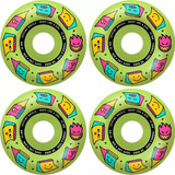 Rodas Spitfire 53mm Cônica F4 Cônica 99a Brilha No Escuro