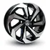 Rodas Tarantula Aro 14 Volkswagen Voyage Gol Up + Bicos Cor Preto Diamantado 4x100