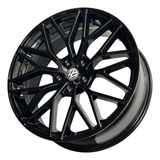 Rodas Tiguan Aro 20 5x112 Roda Jetta Aro 20 Jogo Cor Preta
