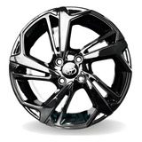 Rodas Toyota Etios Yaris Aro 15 4x100 jogo Bicos S279 Cor Black Piano