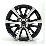 Rodas Toyota Yaris Aro 15 jogo Bicos leia A Descrição Cor Preta Diamante