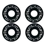 Rodas Traxart Street Skull s Out 57mm 90a Preto Brinde