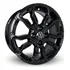 Rodas Volkswagen Gol Up Aro 14 4x100 (jogo) + Bicos Cor Preto Brilhante