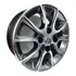 Rodas Volkswagen Gol Up Voyage Aro 14 4x100 (jogo) + Bicos Cor Grafite Cromo Diamantado