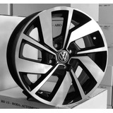 Rodas Volkswagen Voyage Gol Up Aro 15 4x100 jogo Bicos Cor Preto Com Diamantado