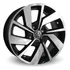 Rodas Vw Up Voyage Gol Aro 14 4x100 (jogo) + Bicos Cor Preto Com Diamantado