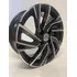 Rodas Zk Chiara Volkswagen Gol Aro 15 4x100 (jogo) + Bicos Cor Preto Com Diamantado