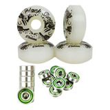 Rodinha Skate Roda Black Sheep 53mm E Jogo Rolamento Abec 9