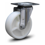 Rodízio Inox 5x2 Giratória Reboque Encalhe Carreta Lancha