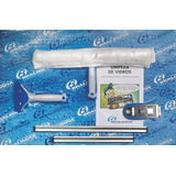 Rodo C Guias Limpador Lavador Vidros Profissional Bralimpia