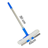 Rodo Combinado Limpa Vidros Bralimpia 45cm Com Cabo De 50cm
