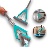 Rodo Mop Fácil Dobrável Com Espuma Absorvente Esfregão
