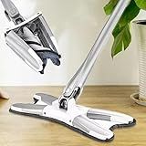 Rodo Mop Giratório Rodo Lava E Seca Com Extrusão Esfregão Cor Cinza Uso Residencial