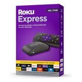 Roku Express 5g Lançamento 3960 Preto