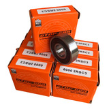 Rolamento 6000 2rs C3 Gbr Kit Com 10 Peças Medidas 10x26x8mm
