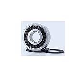 Rolamento Premium 6200 6201 6202 Rolamentos De Cerâmica Híbridos 1 Peça 440C Anéis De Aço Inoxidável Com Rolamento De Esferas De Cerâmica Si3N4 S6200 S6201 S6202