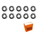 Rolamentos 6001 2rs Kit Com 10 Peças 12x28x8