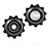 Roldanas Para Câmbio Gantech Shimano 9v 10v Sora Tiagra 105 Ultegra Cor Preto