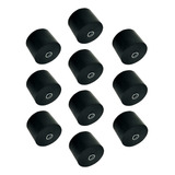 Rolete Borracha Eixo Metal Reboque Carreta Barco 50x64 10un 