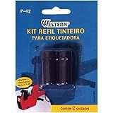 Rolete Entintador Refil P Etiquetdora   Pacote Com 2  Western  P42  Multicor