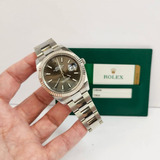 Rolex Datejust Ii Ouro Branco & Aço Rhodium Dial 41mm