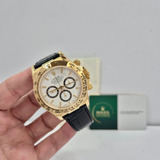 Rolex Daytona Yellow Gold White Dial Zenith Movement 40mm