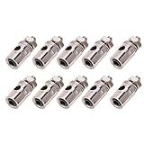 Rolha De Ligação Do Conector De Pushrod Rc Ligação De Haste De Impulso De Avião Rc 10 Unidades De Aço Inoxidável De 2 1 Mm Articulação De Haste De Impulso Rc Fácil Instalação