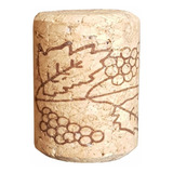 Rolha De Vinho 32x24 Desenhada Cilindrica 100 Unids