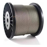 Rolo 100 Metros Cabo De Aço Galvanizado 3 16 4 8mm 6x7