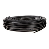 Rolo 100 Metros Cabo Manga 4 Vias 26awg Preto Sem Blindagem